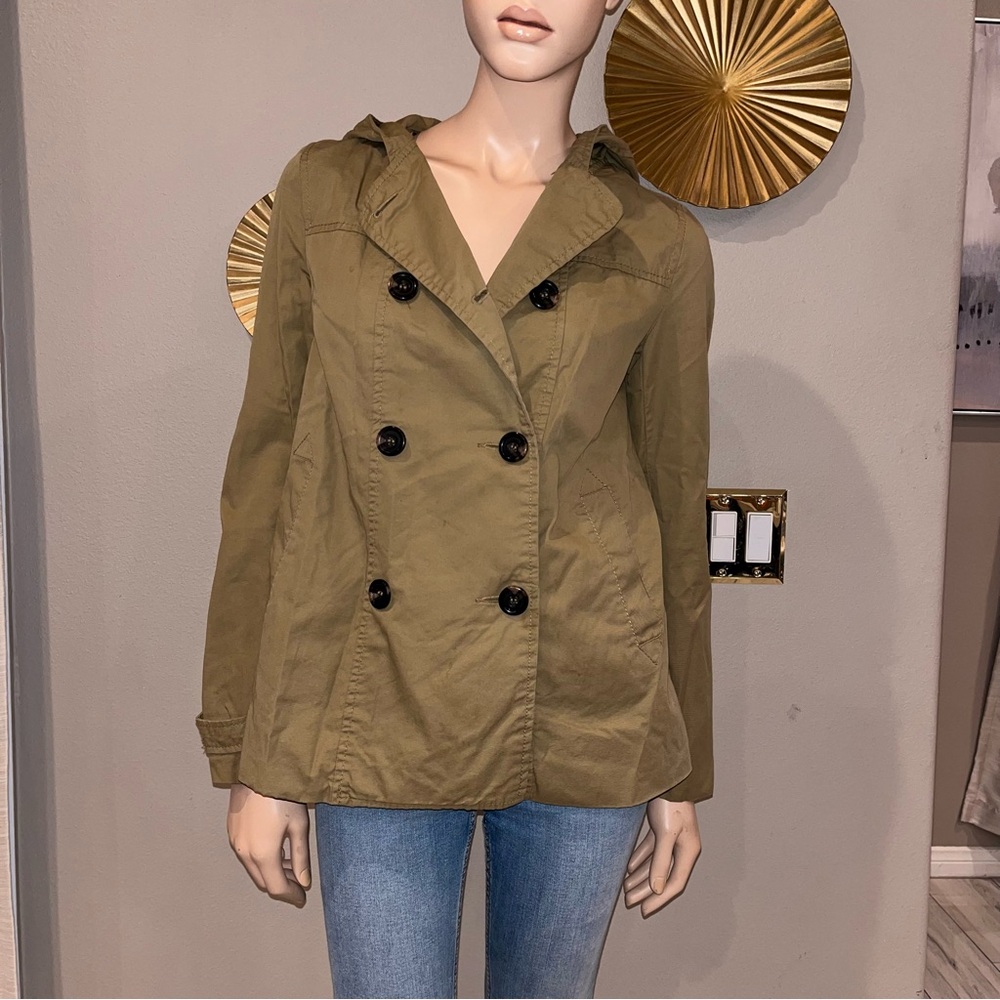 Camel Double-Breasted Women's Jacket